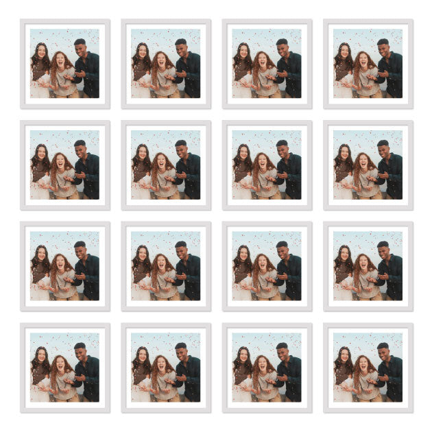 16 Pieces Set 8" X 8" Custom Photo Frame